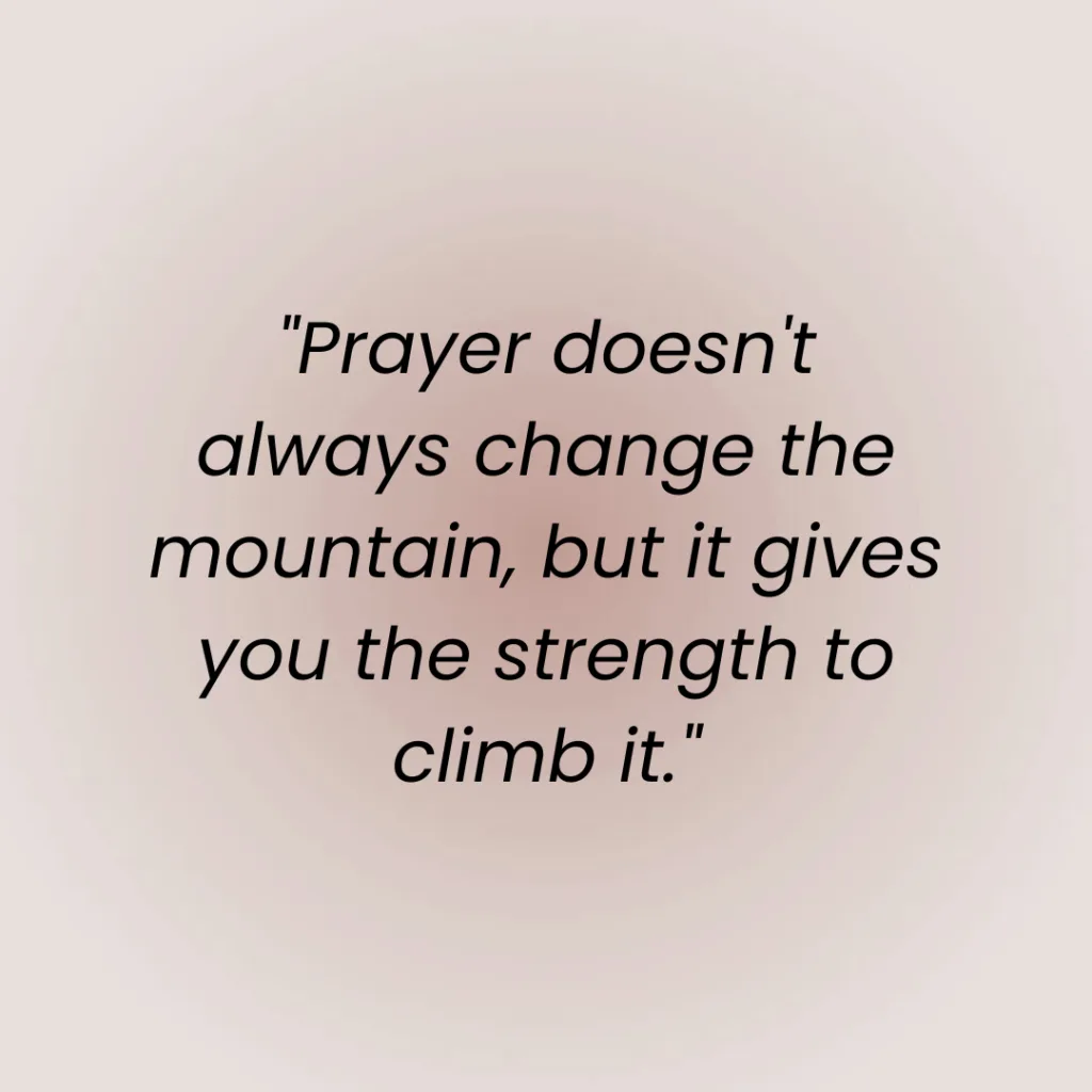 prayer changes things quotes