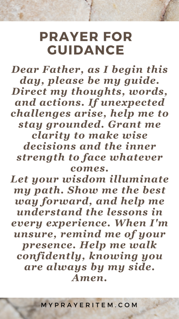 Friday blessings and prayers images - Prayer for guidance