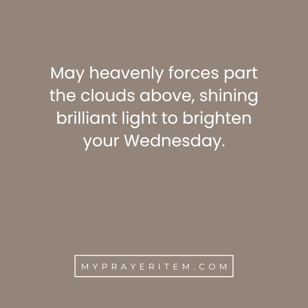 wednesday morning prayers and blessings