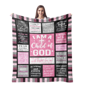 ‘I Am a Child of God’ Scripture Blanket