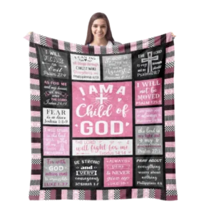 ‘I Am a Child of God’ Scripture Blanket