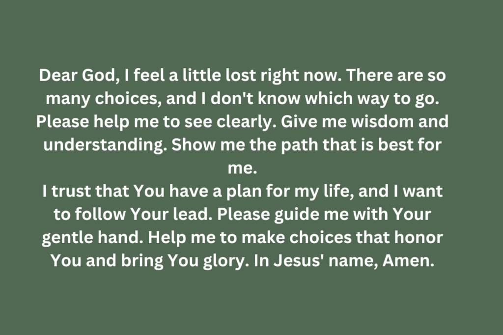 Simple Prayer for Discernment