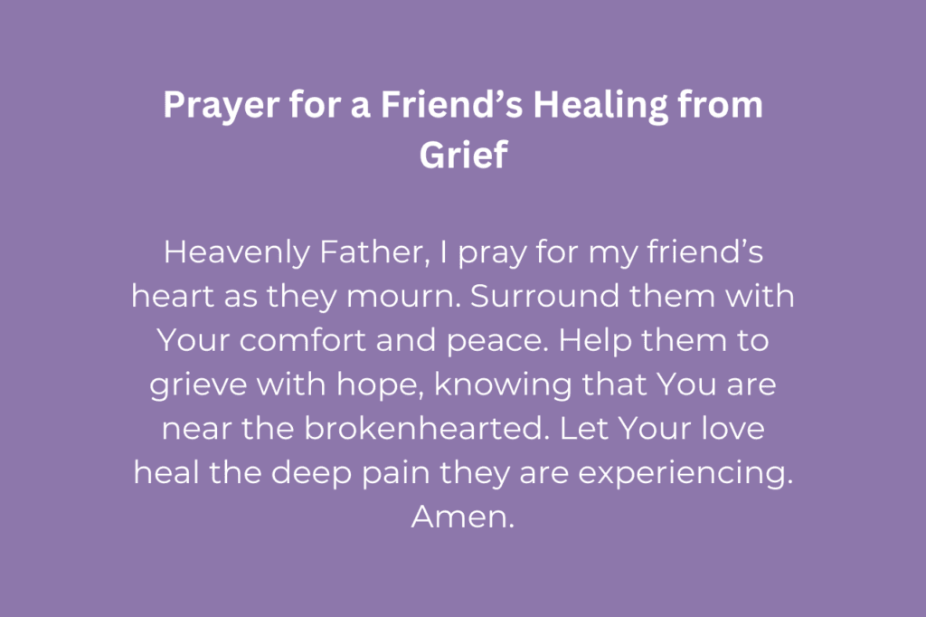 Miracle prayer for a friend