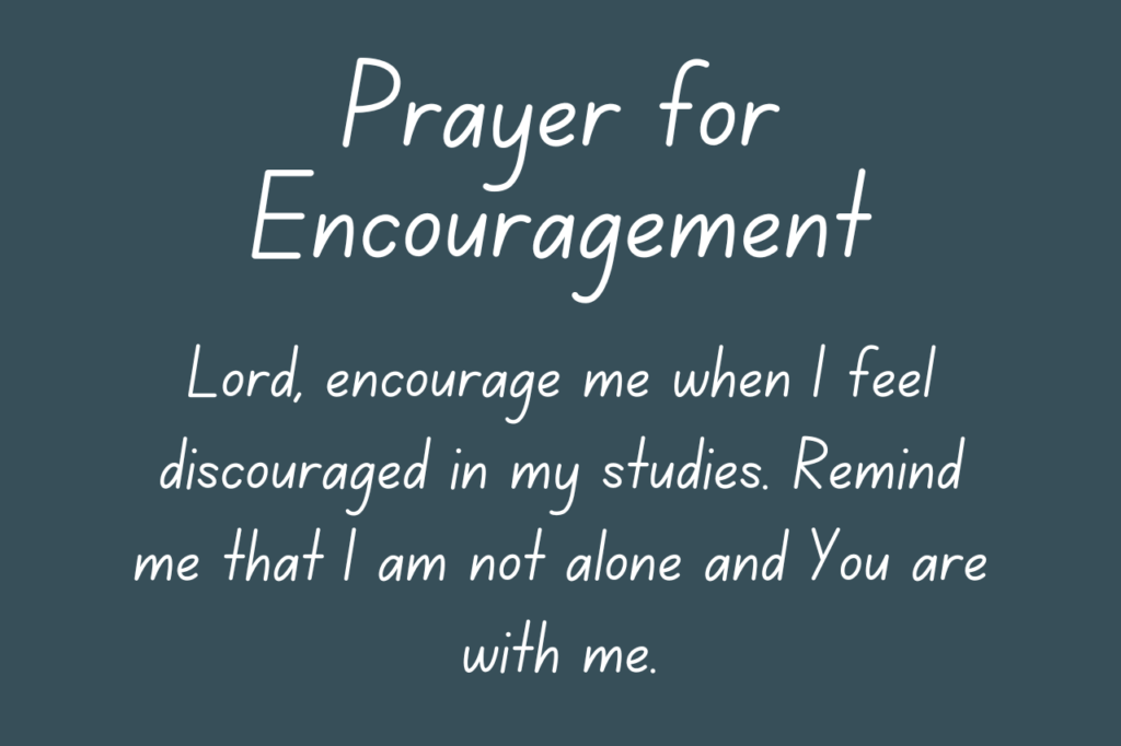 100 short prayers for school - Prayer for Encouragement