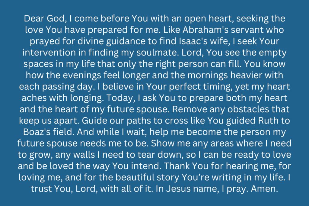 30 Day Soulmate Prayer – Powerful Prayer for Soulmate