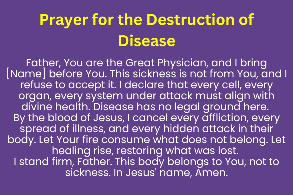 9 Intercessory Prayer Points for The Sick with Bible Verses