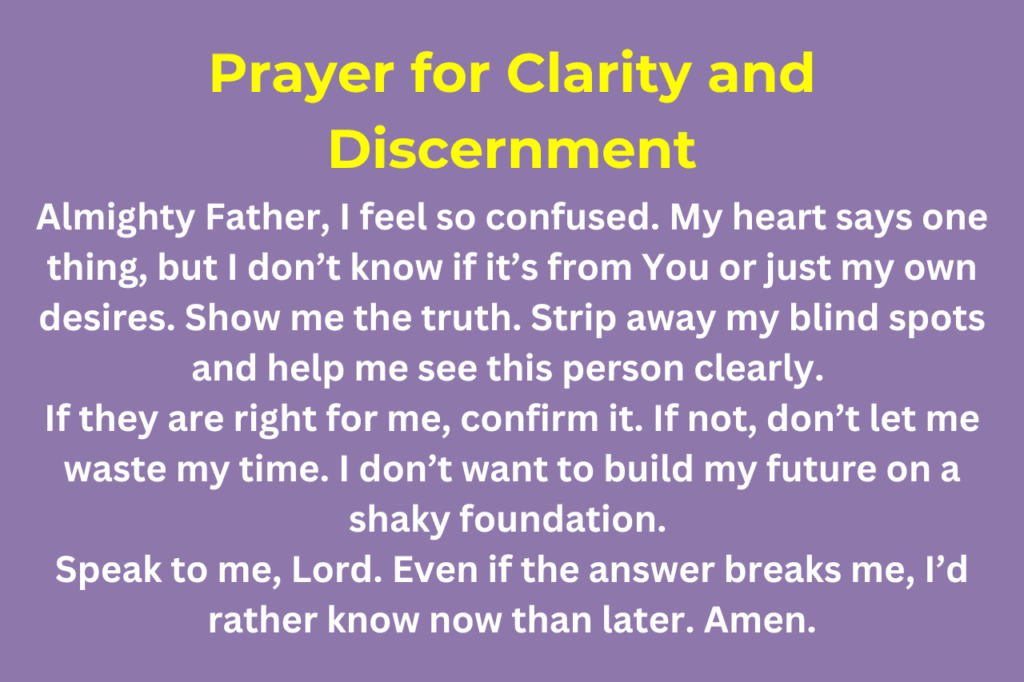 Prayer for Clarity and Discernment