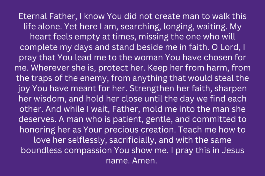 Miracle Prayer to Find a Wife