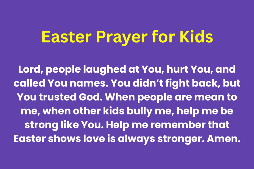 12 Easter Prayers and Poems For Kids