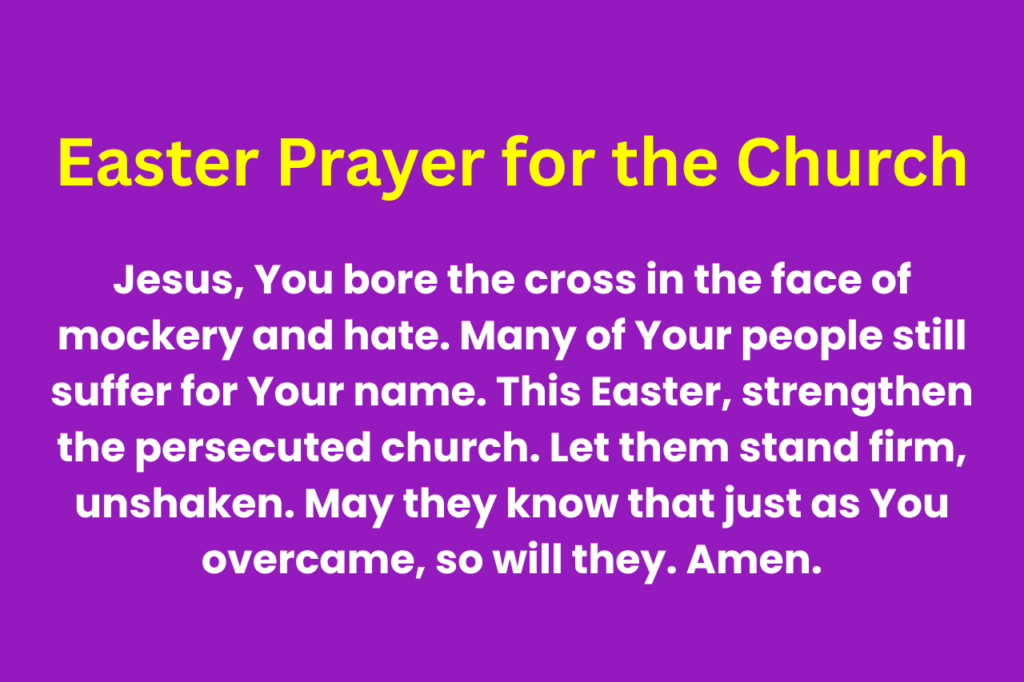 7 Easter Prayers and Poems for Church