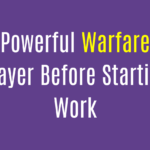Morning Prayer Before Starting Work