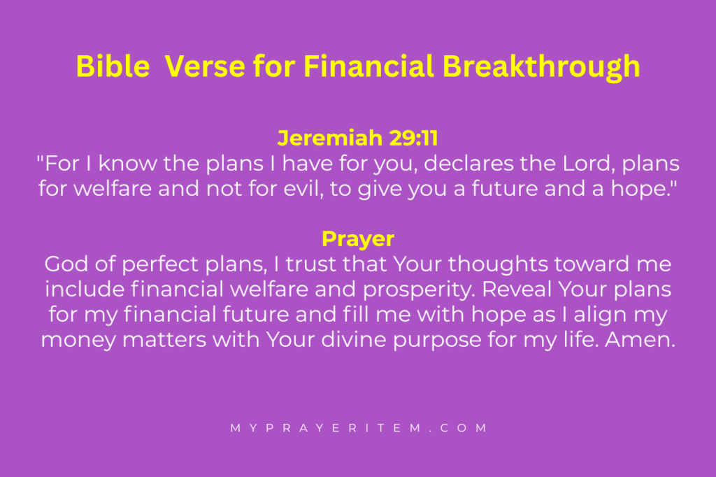 bible verses for fasting for financial breakthrough