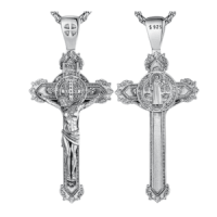 Silver best catholic jewelry for men