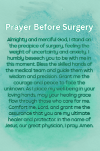most popular prayers - Prayer for successful surgery