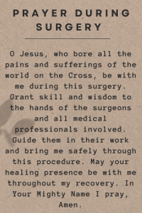 most popular prayers - Prayer for successful surgery